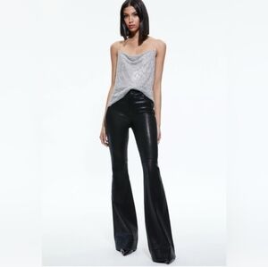 Alice + Olivia Chainmail Crystal Top